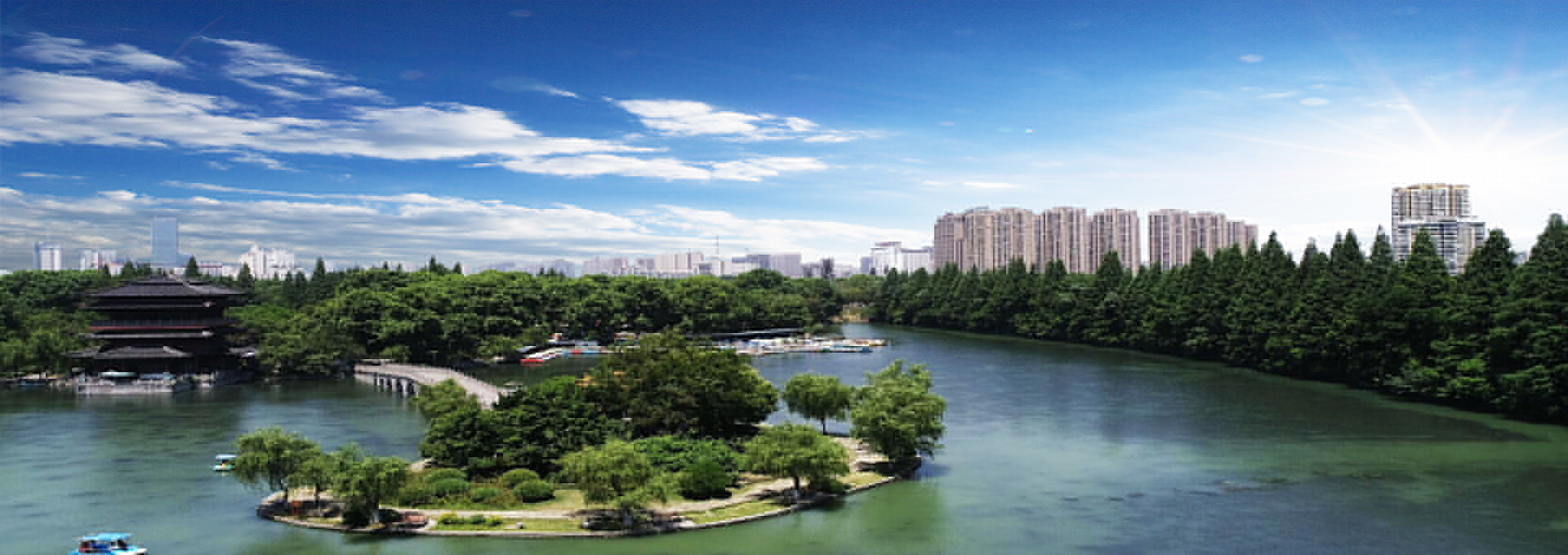 居士高蹤何處尋，居然城市有山林。